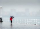 Promenade in the Drizzle : Gijon, Spain