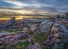 Over Owler Tor at sunset